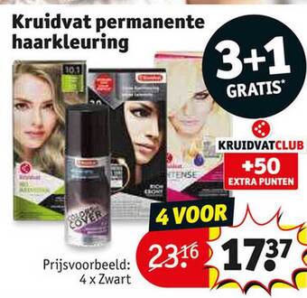 Kruidvat Kruidvat permanente haarkleuring aanbieding