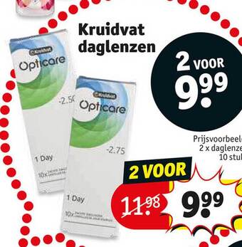 Kruidvat Kruidvat daglenzen aanbieding