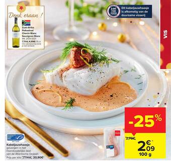 Carrefour Kabeljauwhaasje aanbieding