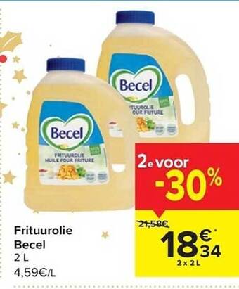 Carrefour Frituurolie becel aanbieding