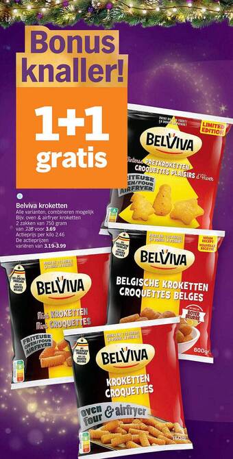 Albert Heijn Belviva kroketten aanbieding