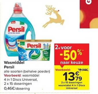 Carrefour Wasmiddel persil aanbieding