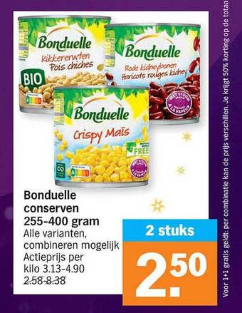 Albert Heijn Bonduelle conserven aanbieding