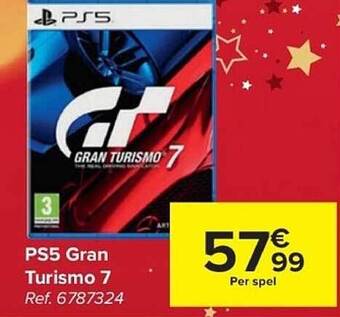 Carrefour Ps5 gran turismo 7 aanbieding
