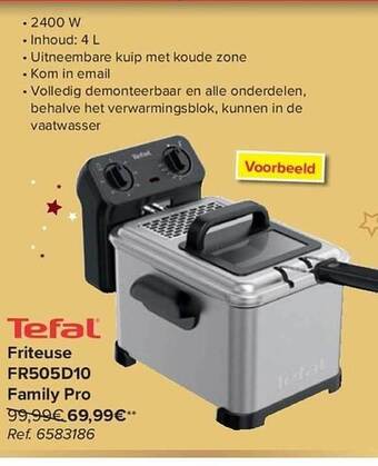 Carrefour Tefal friteuse aanbieding