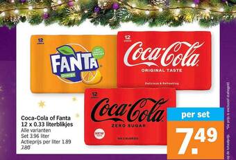 Albert Heijn Cocacola of fanta aanbieding