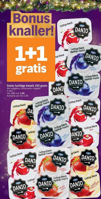 Albert Heijn Danio luchtige kwark aanbieding
