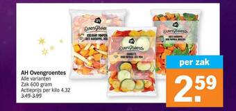 Albert Heijn Ah ovengroentes aanbieding