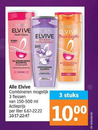 Albert Heijn Elvive aanbieding