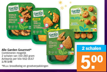 Albert Heijn Alle Garden Gourmet aanbieding