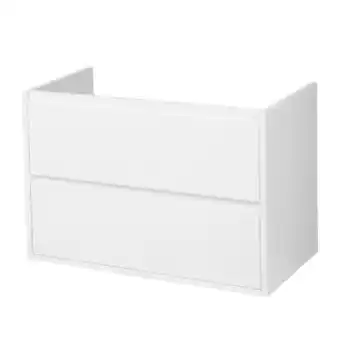 Saniclass new future badmeubelset 80.2x45.5x55cm hangend met 2 softclose lades mdf hoogglans wit