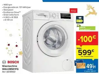 Hyper Carrefour Bosch wasmachine aanbieding