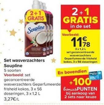 Set wasverzachters soupline