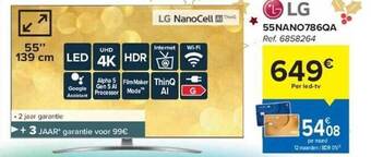 Hyper Carrefour Lg ledtv aanbieding