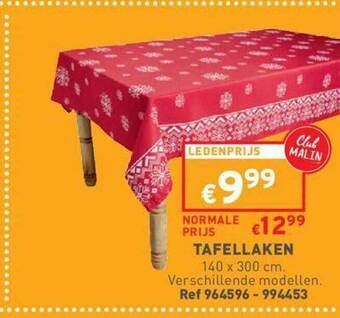 Trafic Tafellaken aanbieding