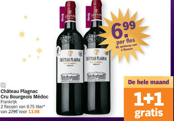 Albert Heijn Chateau Plagnac Cru Bourgeois Medoc aanbieding