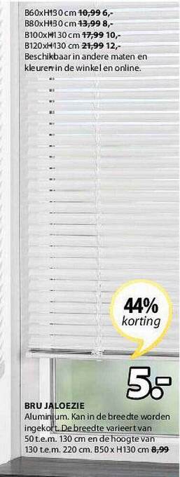 Jysk Bru Jaloezie aanbieding