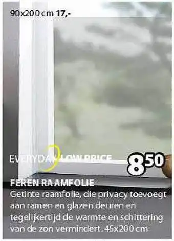 Jysk Everyday Low Price Feren Raamfolie 45x200cm aanbieding