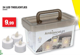 Hubo 24 Led Theelichtjes aanbieding