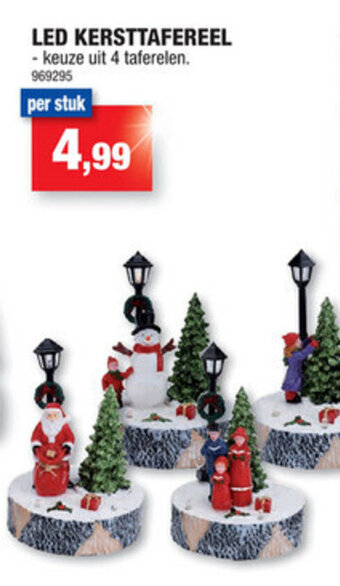 Hubo Led Kersttafereel aanbieding
