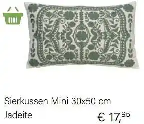 Multi bazar Sierkussen mini 30x50 cm jadeite aanbieding