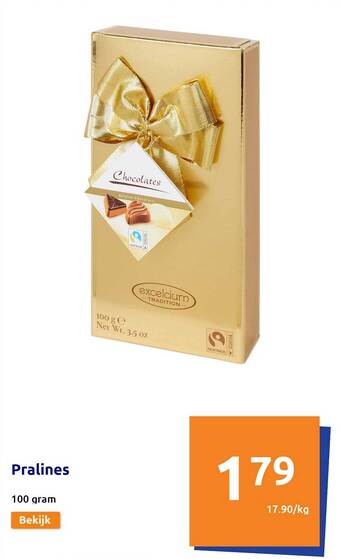 Action Pralines aanbieding