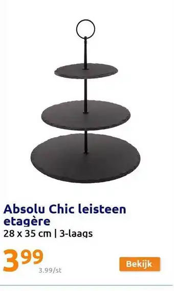 Action Absolu chic leisteen etagère aanbieding
