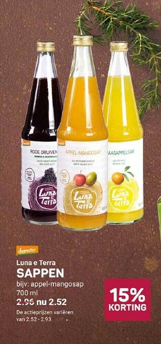 Ekoplaza Luna e terra sappen aanbieding