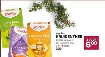 Ekoplaza Yogi tea kruidenthee aanbieding