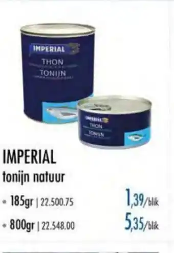 Horeca totaal Imperial tonijn natuur aanbieding