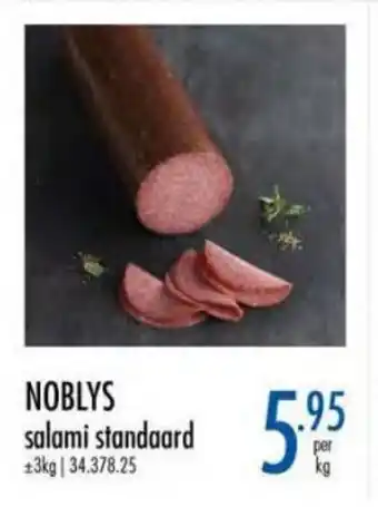 Horeca totaal Noblys salami standaard aanbieding