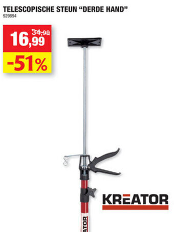 Hubo Kreator Telescopische Steun Derde Hand aanbieding