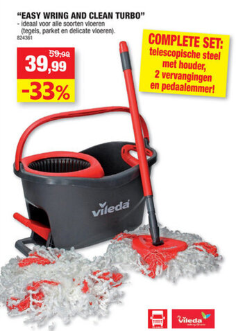 Hubo Easy Wring and Clean Turbo aanbieding