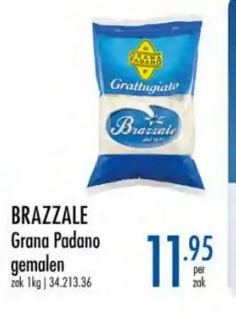 Horeca totaal Brazzale Grana Padano gemalen aanbieding