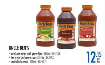 Uncle Ben's zoetzure saus met groentjes