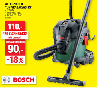 Hubo Alleszuiger Universalvac 15 aanbieding