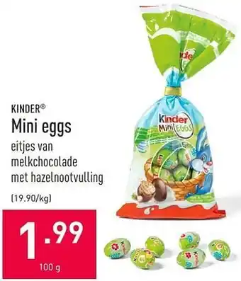 ALDI Mini eggs 100g aanbieding