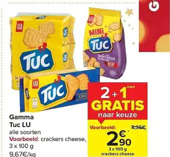 Hyper Carrefour Gamma tuc lu aanbieding
