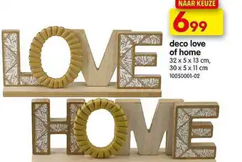 Yess Deco love of home aanbieding