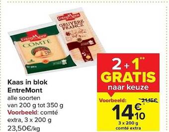 Kaas in blok entremont