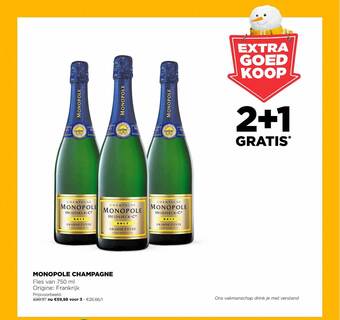Jumbo Monopole champagne aanbieding