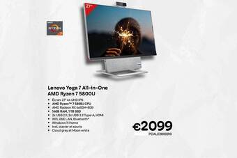 CompuDeals Lenovo yoga 7 allinone amd ryzen 7 aanbieding