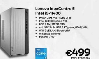 CompuDeals Lenovo ideacentre 5 intel i5 aanbieding