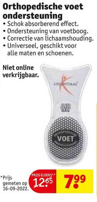 Orthopedische voet ondersteuning