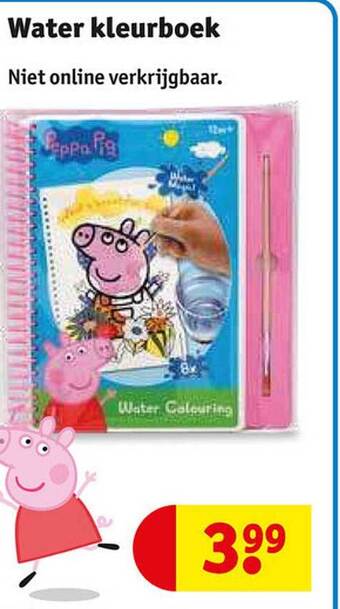 Kruidvat Water kleurboek aanbieding
