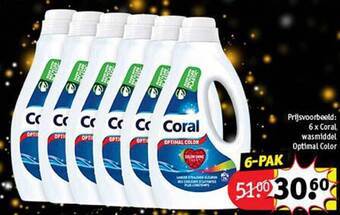 Kruidvat Coral wasmiddel aanbieding