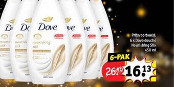 Kruidvat Dove douche nourishing silk aanbieding