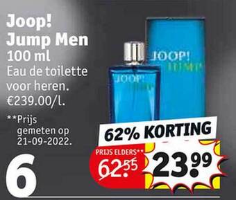 Kruidvat Joop! jump men eau de toilette voor heren aanbieding