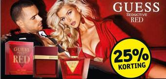 Kruidvat Guess seductive red aanbieding