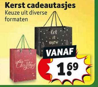 Kruidvat Kerst cadeautasjes aanbieding